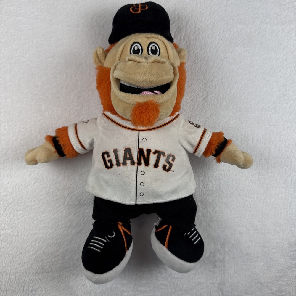 RARE! Gigante San Jose San Francisco Giants Mascot Plush 14" Stuffed Animal